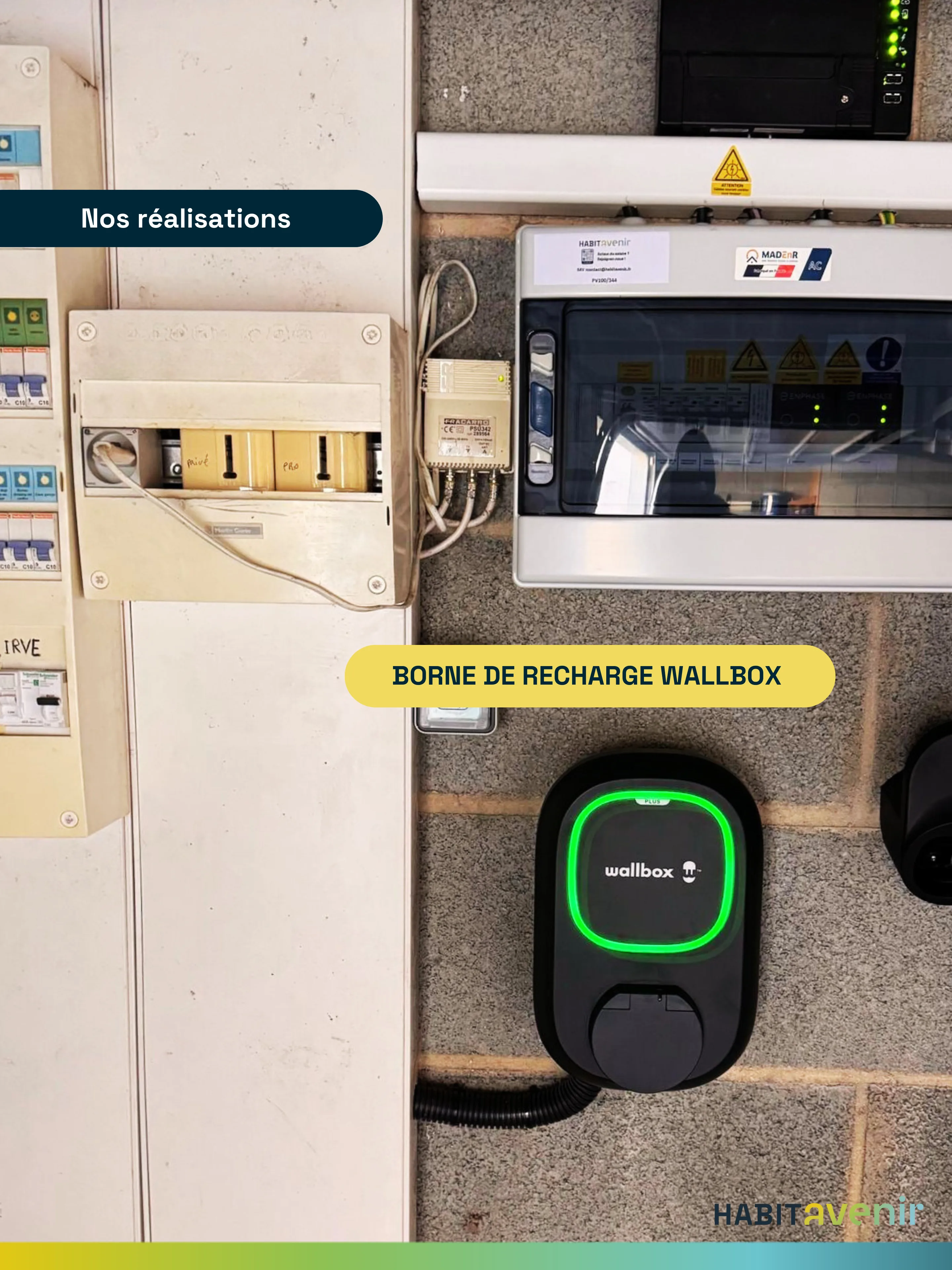 borne de recharge wallbox by habitavenir