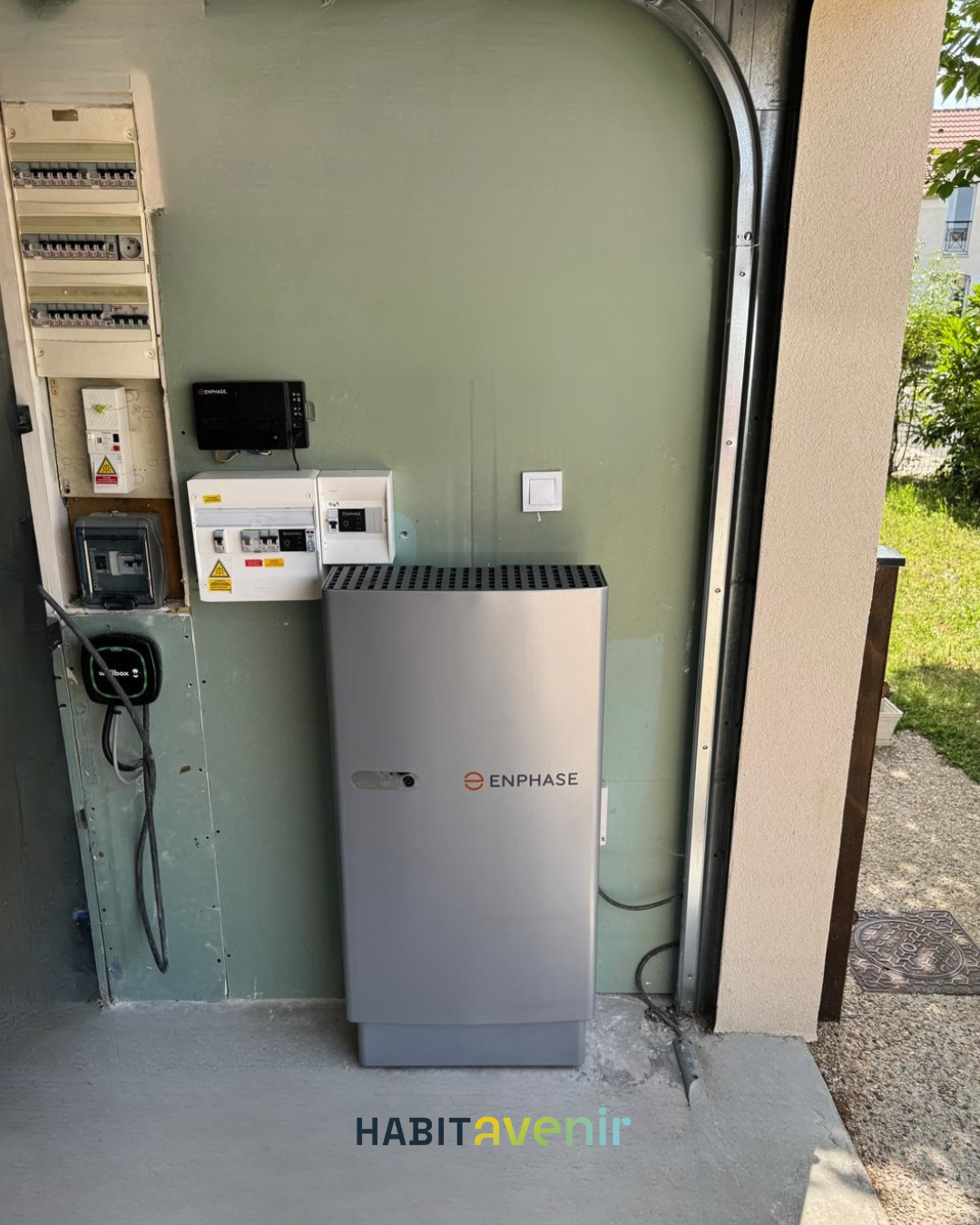 realisation batterie de stockage enphase